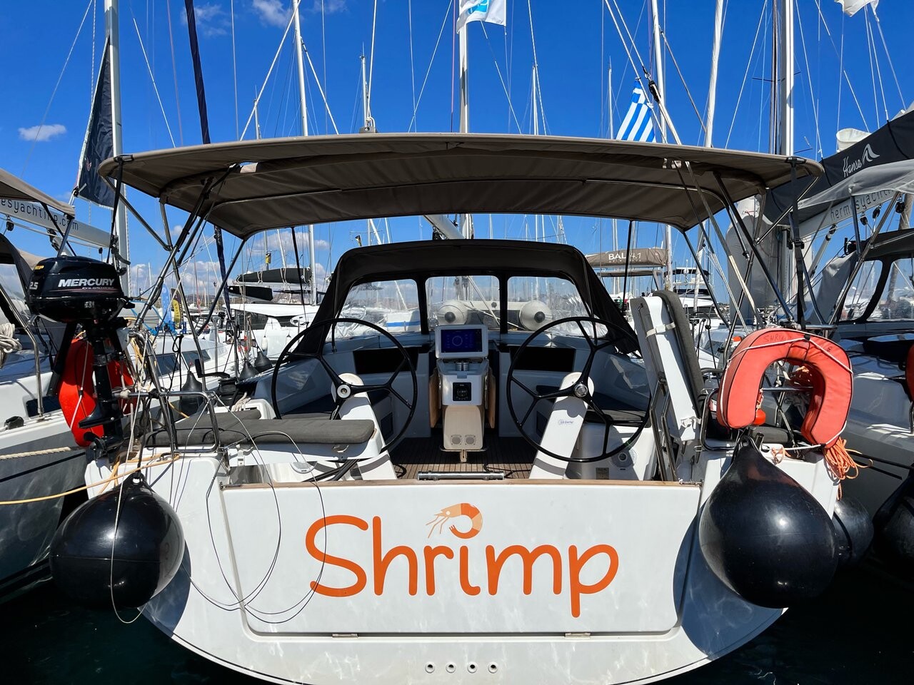 Hanse 418, Shrimp