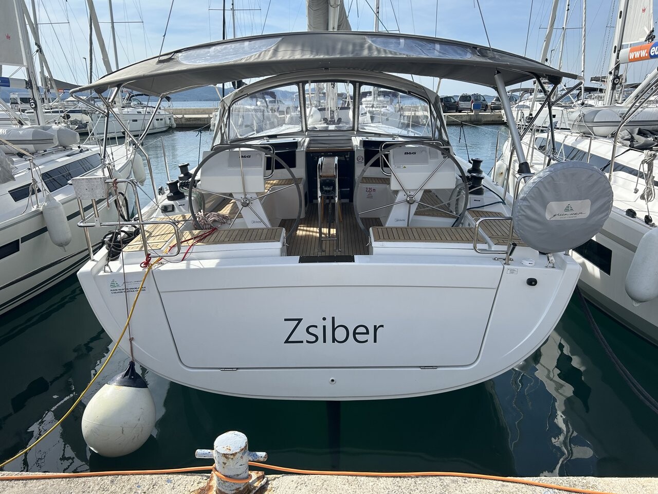 Hanse 455, Zsiber