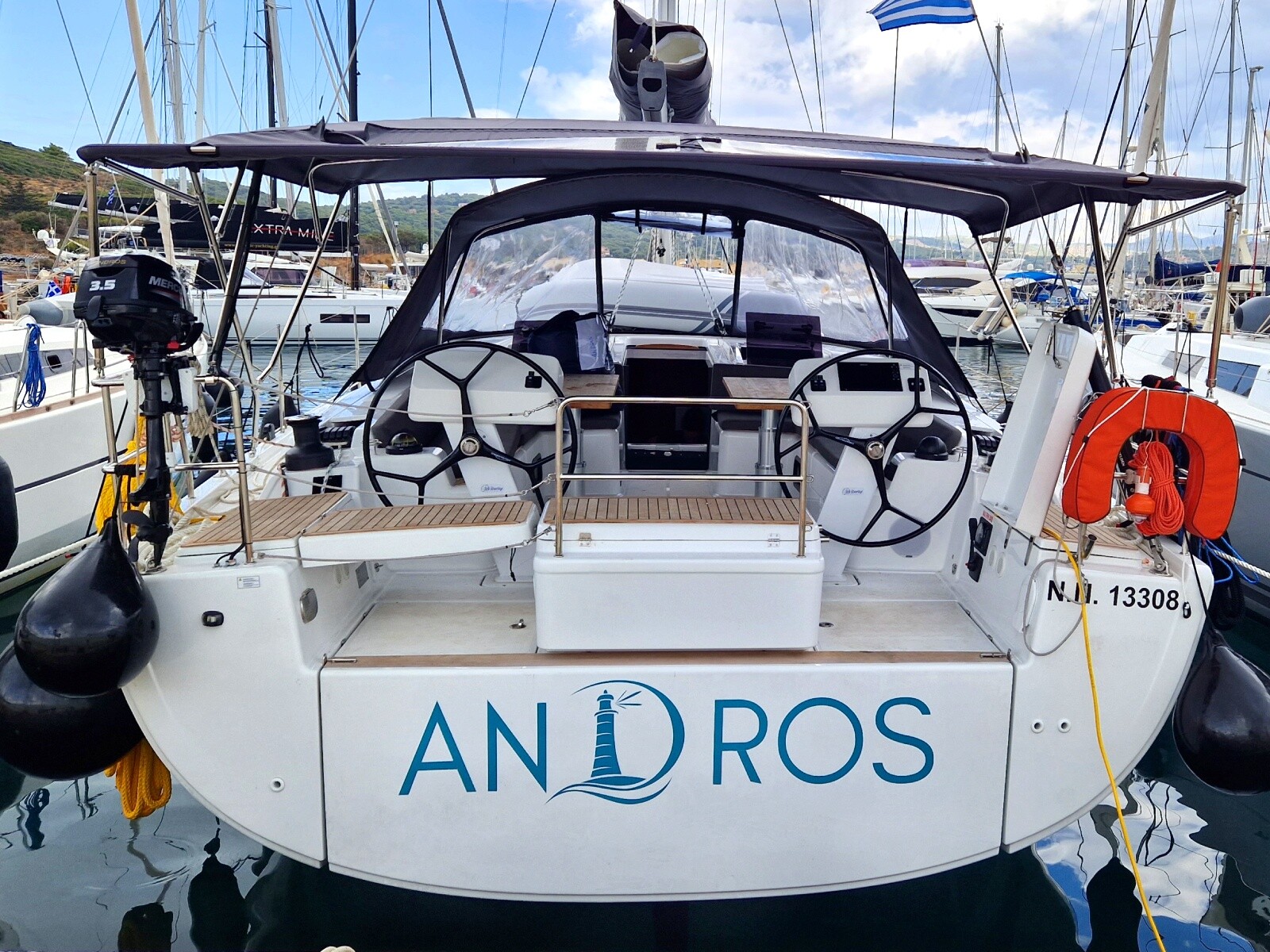 Hanse 508, Andros